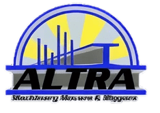 ALTRA logo featuring sunrise and buildings