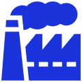 Modern digital tech icon